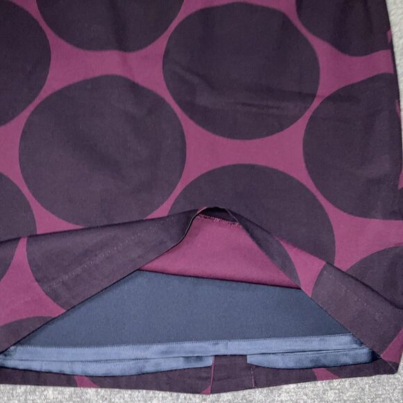 Boden Skirt Womens Size 8 Purple Pencil Zipper Slit lined Career Casual - Picture 8 of 10